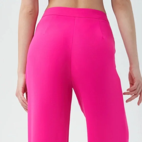 Trina Turk Verity 3 Wide-Leg
Pants Bold Pink Size 6 - Picture 3 of 8